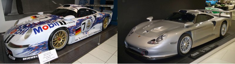 Задняя часть машины использовала шасси от Porsche…
