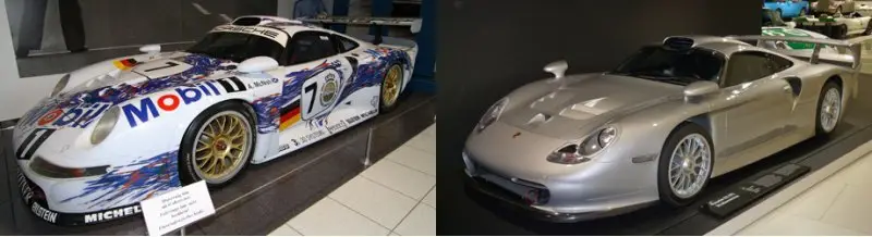 Задняя часть машины использовала шасси от Porsche…