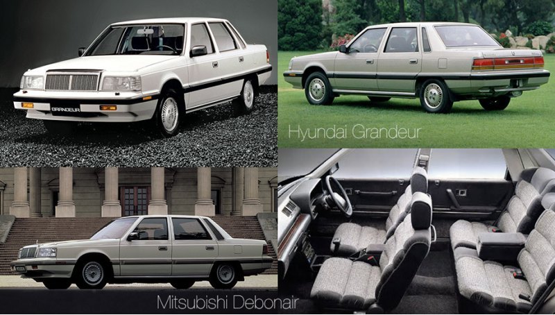 Седан Hyundai Grandeur первого поколения — один…
