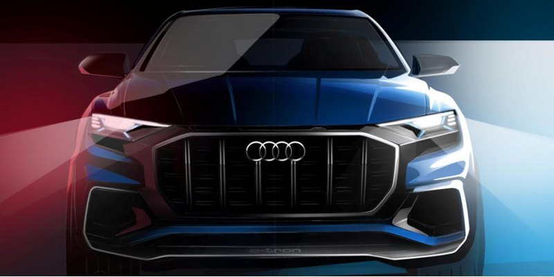 Надпись E-tron на сплиттере намекает, что шоу-кар…