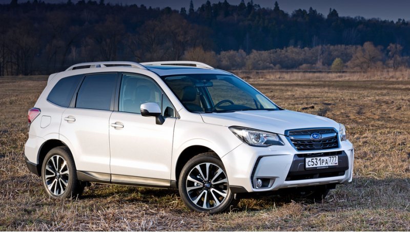 По продажам в 2016 году Subaru Forester занимает…