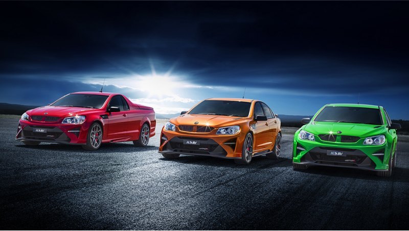 HSV GTSR W1 (в центре) ― самый мощный и самый…