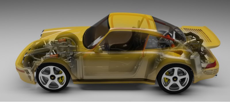 Гордость 2017 RUF CTR — новый углепластиковый…