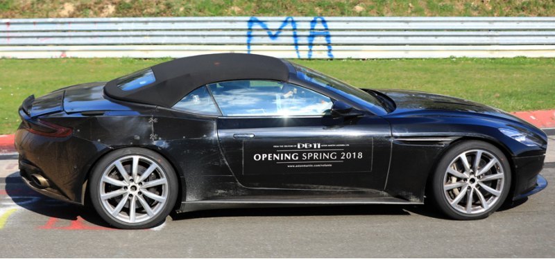 Кабриолет DB11 Volante, ранее пойманный на…