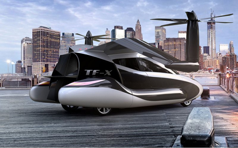 Летающий автомобиль TF-X чуть ближе к тем…
