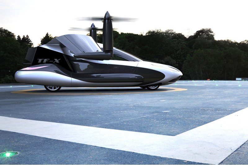 Для взлета TF-X требуется безопасный пятачок…