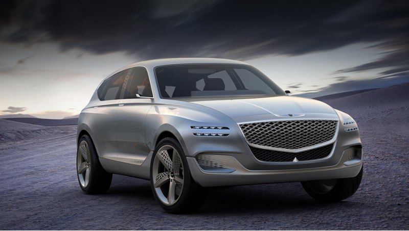Концепт Genesis GV80 весной в общих чертах…