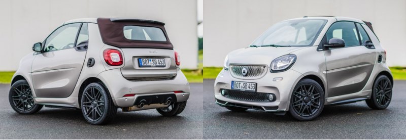 От обычных «зажигалок» Smart Brabus 15th…