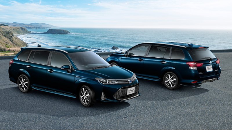 У «сарая» Corolla Fielder в версии W×B вместо…