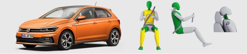 За фронтальные тесты Volkswagen Polo получил 7,6…