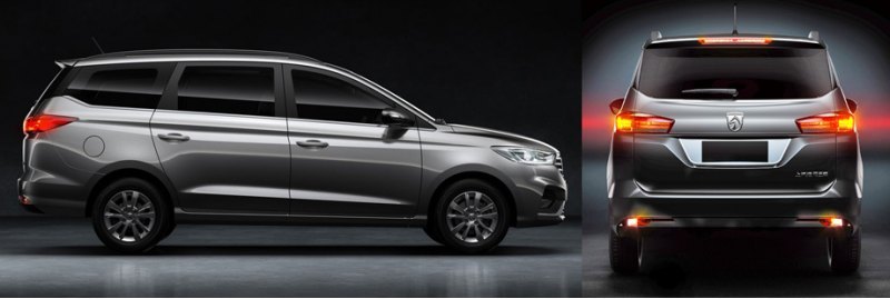 Новый Baojun насчитывает 4609 мм в длину, 1732 в…