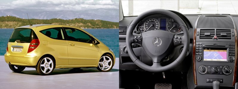 Идеологически Mercedes A-класса серии W169…