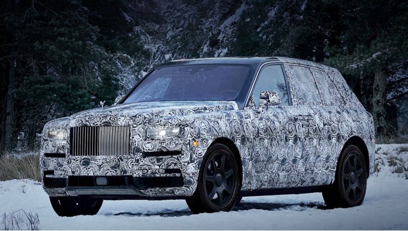 По габаритам полноприводный Rolls-Royce Cullinan…