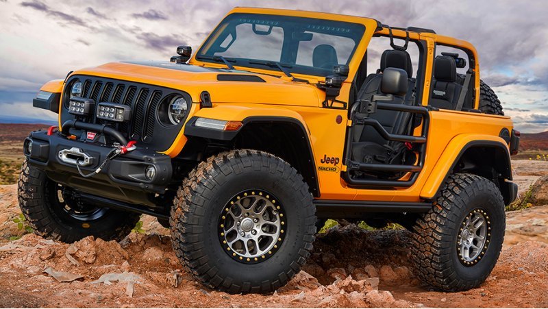 Концепт Nacho Jeep назван в честь ярко-желтого…