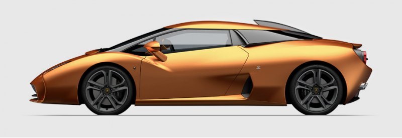 Напомним, как выглядело купе L595 Zagato. С нуля…