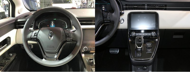 Монохромный салон Оры iQ, прямо скажем, удивил…