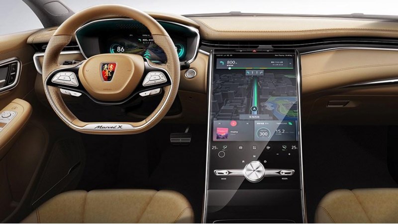 Цитата: «Дизайн интерьера Roewe Marvel X…