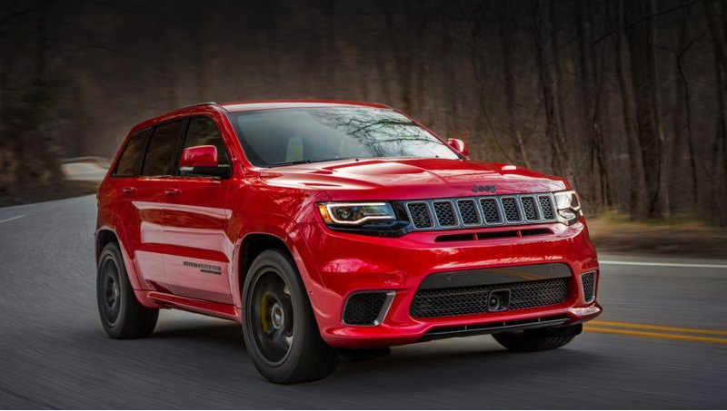 По умолчанию Grand Cherokee Trackhawk оснащается…