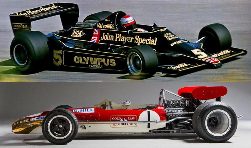 Гоночный Lotus 49 с мотором Ford Cosworth V8 3.0…