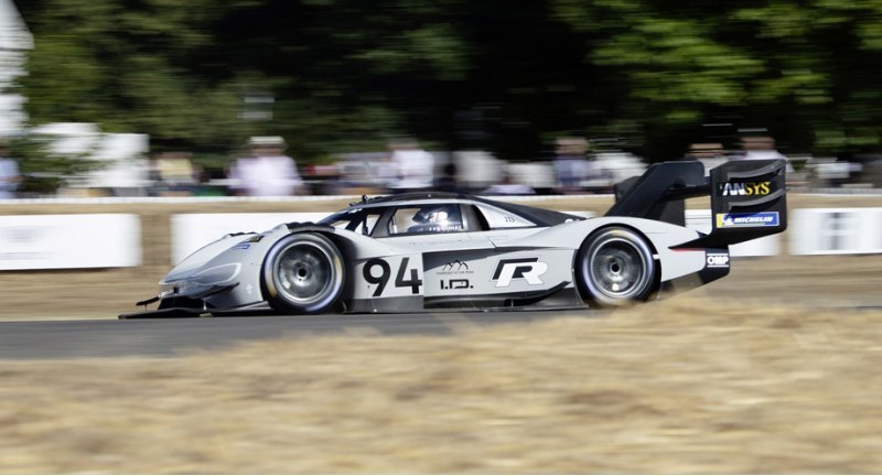 За рулем I.D. R Pikes Peak в Гудвуде, как и в…