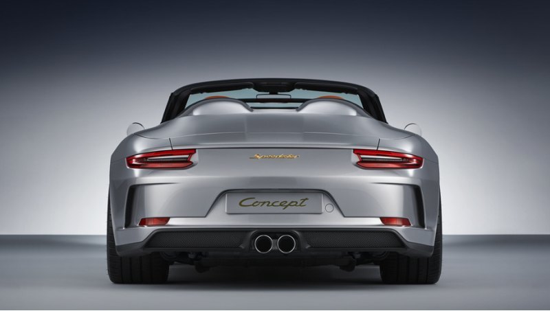 У концепта Porsche 911 Speedster четырёхлитровый…