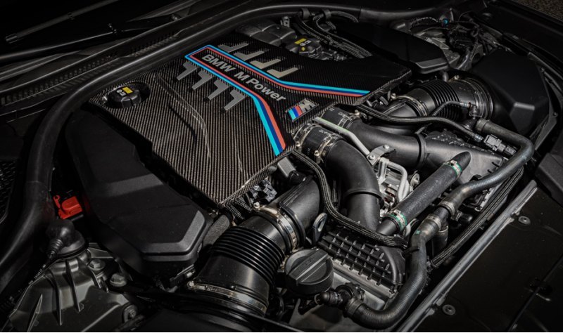 На BMW M5 Competition агрегат 4.4 выдает 625 сил…