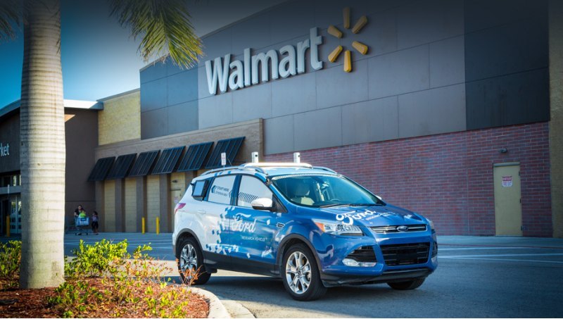 В проекте сотрудничают Ford, Walmart и служба…