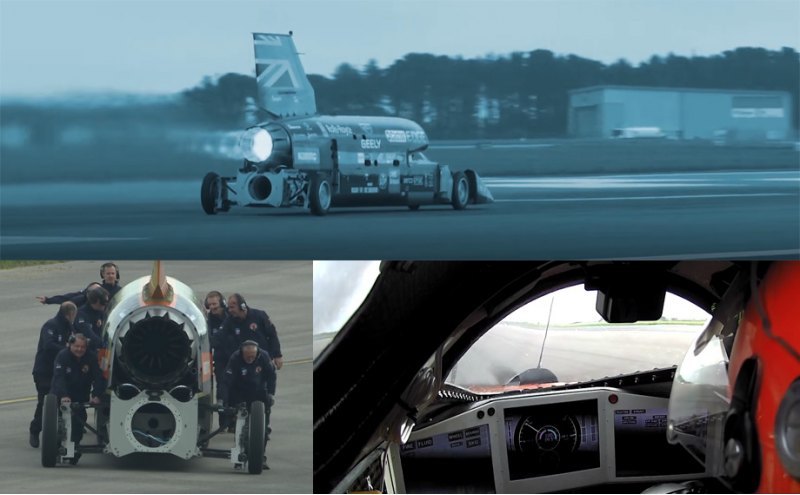 Автомобиль Bloodhound SSC оснащен турбореактивным…