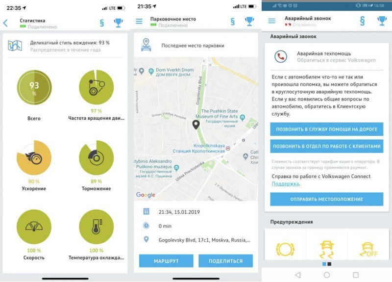 Информация становится доступной с мобильника…