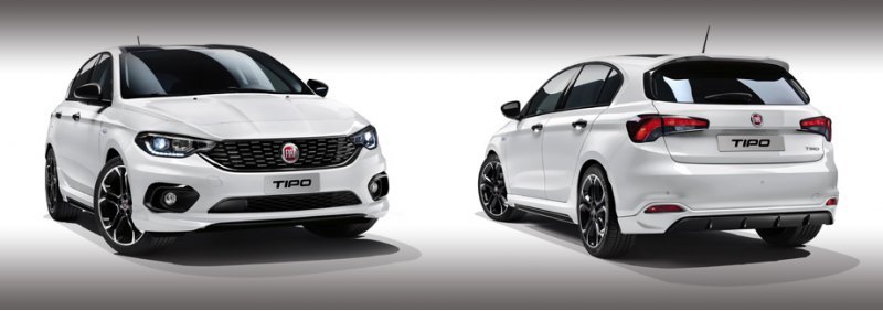 Хэтчбек Tipo Sport окрашен в оттенок Pastel White…