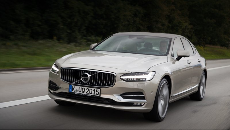 Сейчас максималка седана S90 и универсала V90…