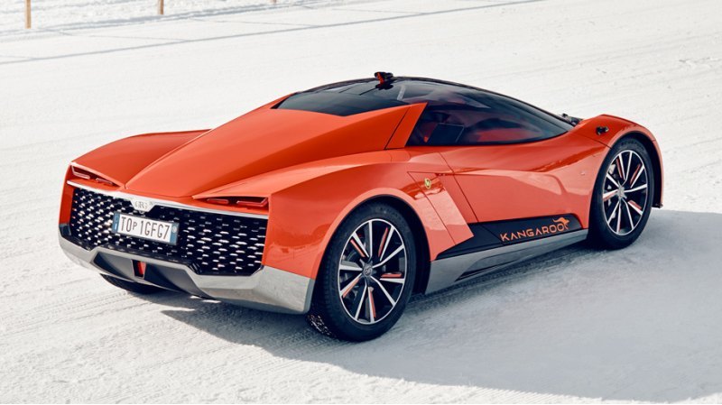 Задняя часть, по задумке авторов, похожа на…