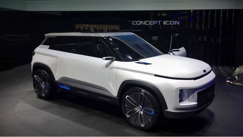 Шоу-кар Geely Icon (на фото) был представлен год…