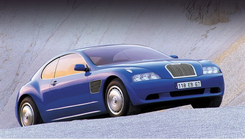 Нет, это не будущий Bugatti, а прошлый. Концепт…