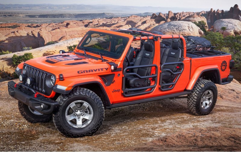 Пикап Jeep Gladiator Gravity поднял тему хранения…