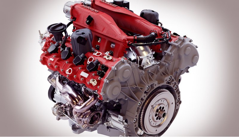 Перед нами снова битурбовосьмерка Ferrari 3.9,…