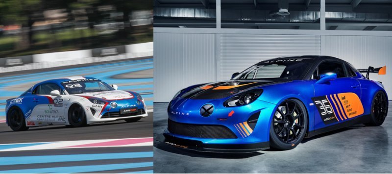 Опыт постройки гоночных версий, Alpine A110 Cup…