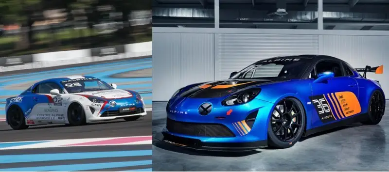 Опыт постройки гоночных версий, Alpine A110 Cup…