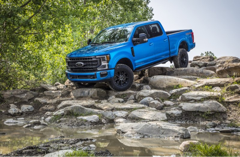 Еще впервые на пикапе F-Series Super Duty…