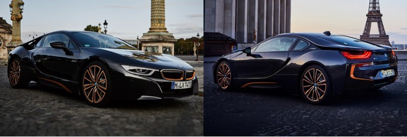 На финальных родстере и купе i8 нанесена краска…