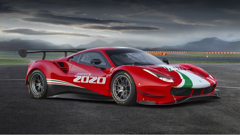 Среди перемен у 488 GT3 — рост колёсной базы с…