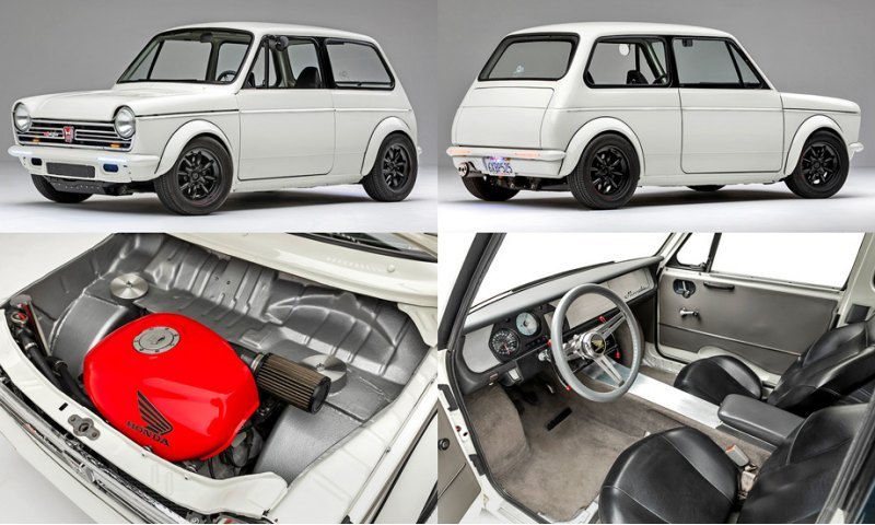 Хэтчбек Honda N600 (1972) в руках энтузиаста Дина…