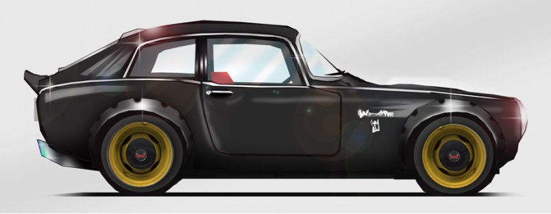 Спорткар Honda S800 — одна из первых серийных…