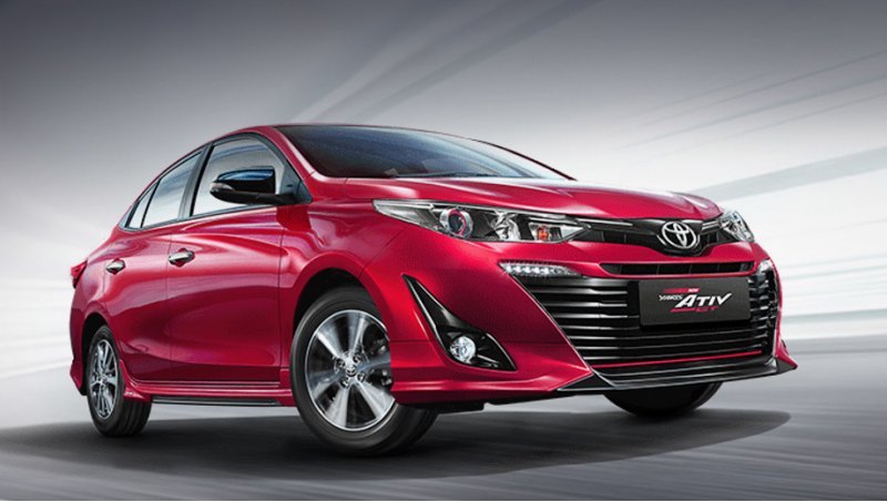 Седан Yaris Ativ отныне доступен не в пяти, а в…