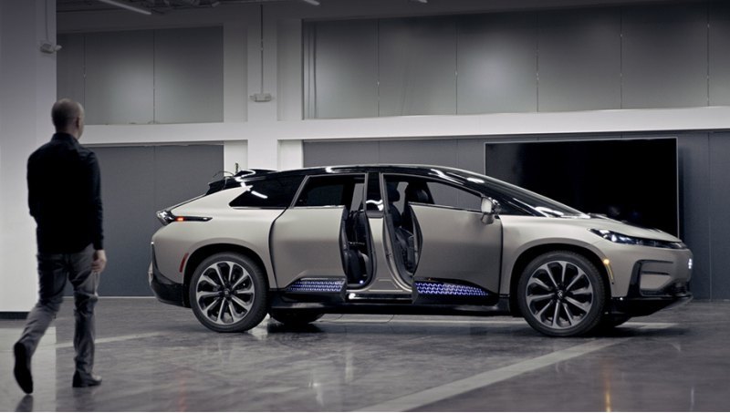 Кроссовер FF 91 построен на платформе VPA…