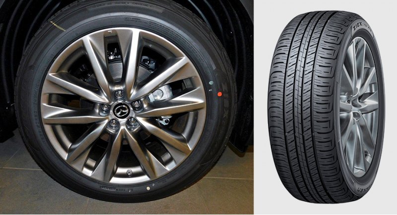 Базовый типоразмер Мазды CX-9 — 255/60 R18. Но…