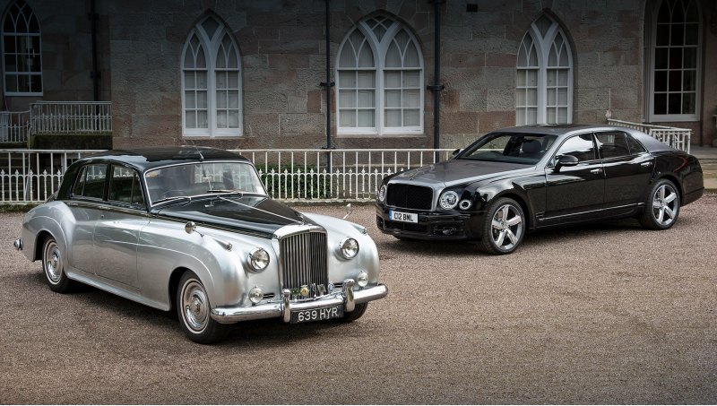 На седане Bentley S2 двигатель V8 L-серии…