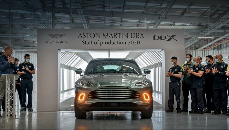 Первый товарный Aston Martin DBX сделали 9 июля…