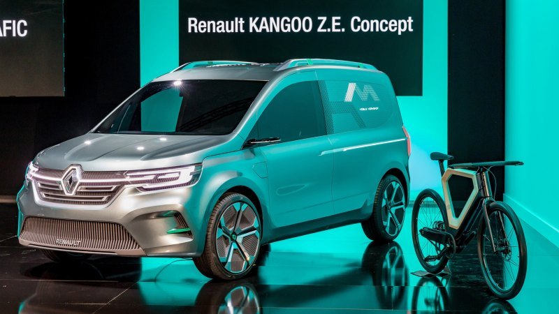 Шоу-кар Renault Kangoo Z.E., показанный весной…