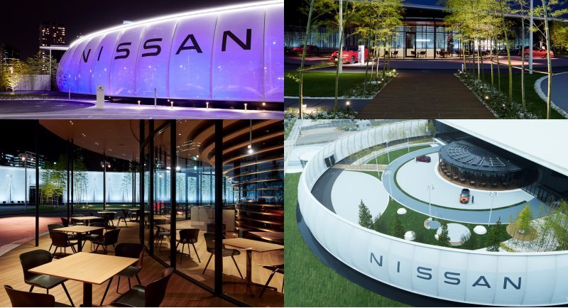 Входящее в состав павильона кафе Nissan Chaya не…